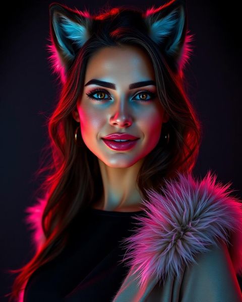 Iris — Wolf AI furry model on createaifurry
