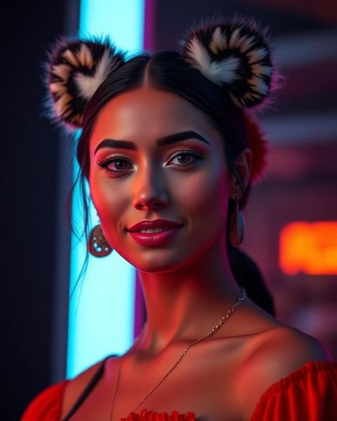 Kaya — Tiger AI furry model on createaifurry
