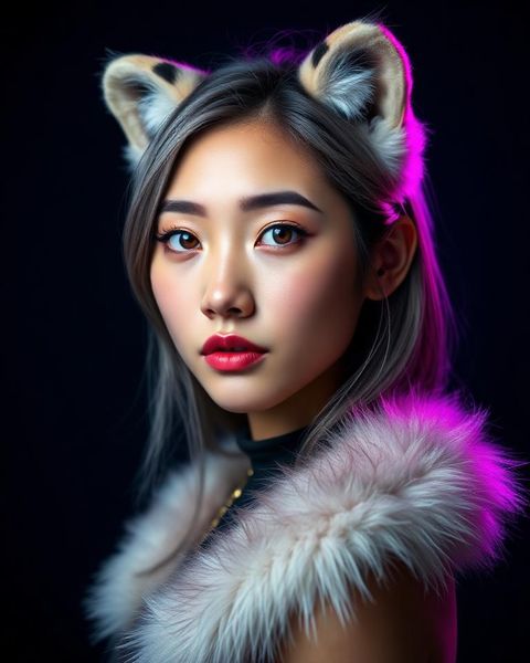 Kori — Snow Leopard AI furry model on createaifurry