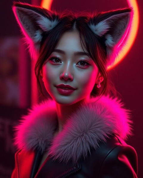 Luna — Fox AI furry model on createaifurry