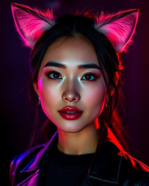 Reia — Fox AI furry model on createaifurry