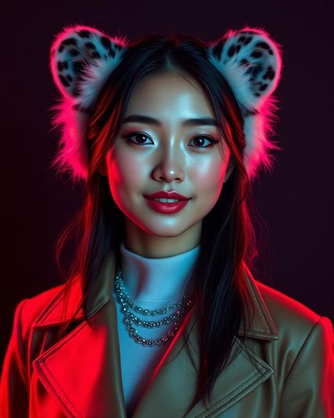 Yuki — Snow Leopard AI furry model on createaifurry